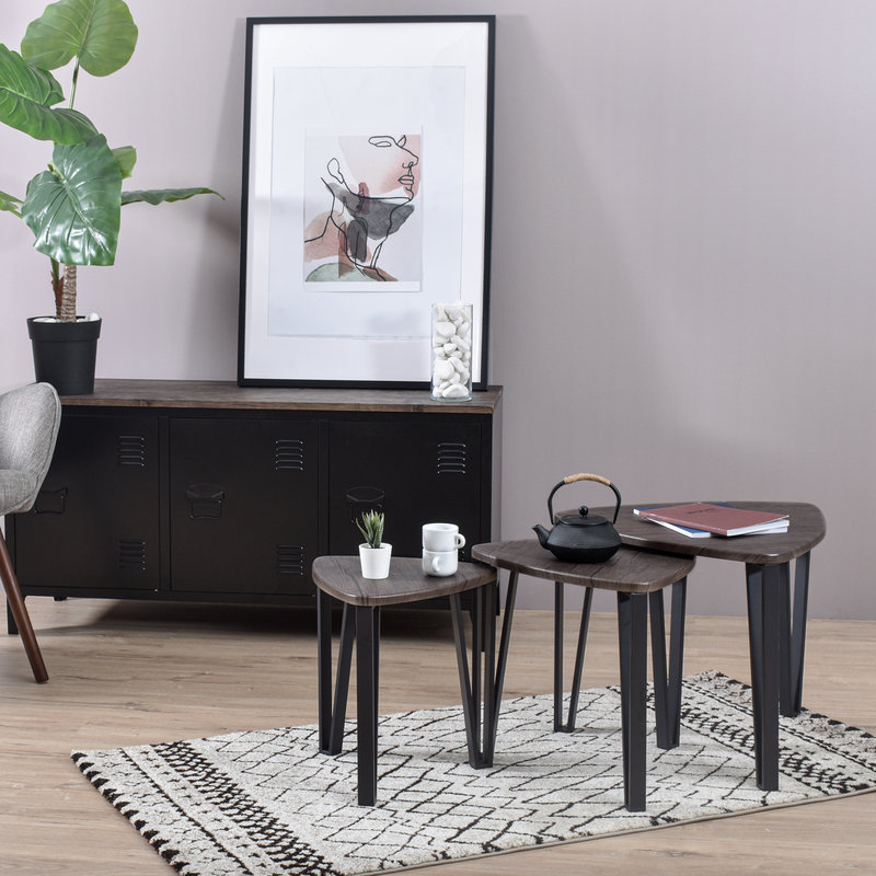KAUWHATA - 3 Vintage Nesting Tables