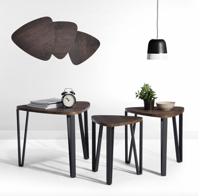KAUWHATA - 3 Vintage Nesting Tables