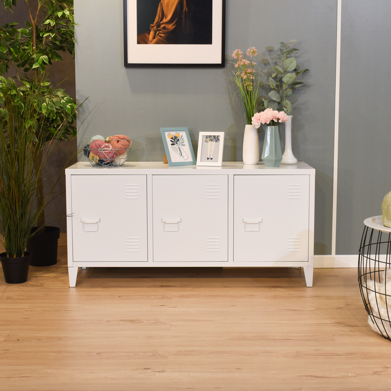 MATAPOURI - TV cabinet with metal box