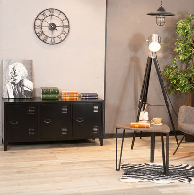 MATAPOURI - TV cabinet with metal box