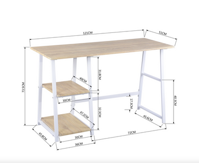 MCGHEE - Wood Computer Desk