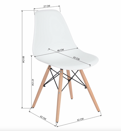 RICO - Mid century chairs - Set of 4