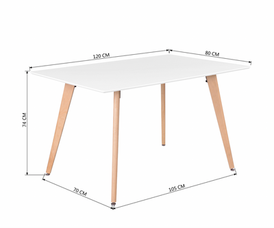 ROOKIE 110 - Rectangular dining table