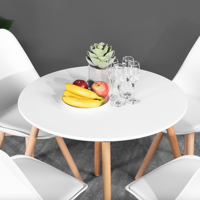 ROOKIE - Round dining table 80X80