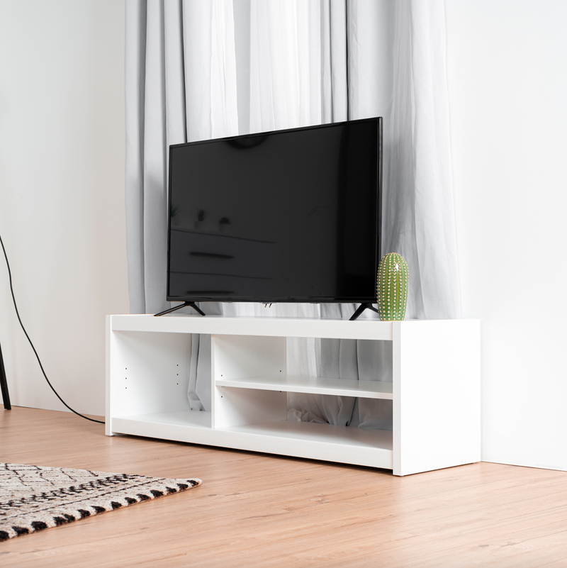 SLONE - Meuble TV design en blanc