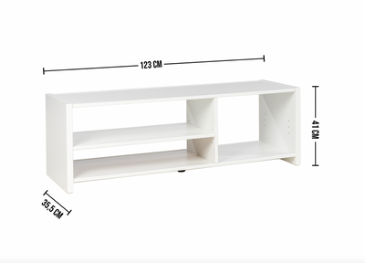 SLONE - Meuble TV design en blanc