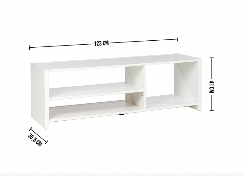 SLONE - Meuble TV design en blanc