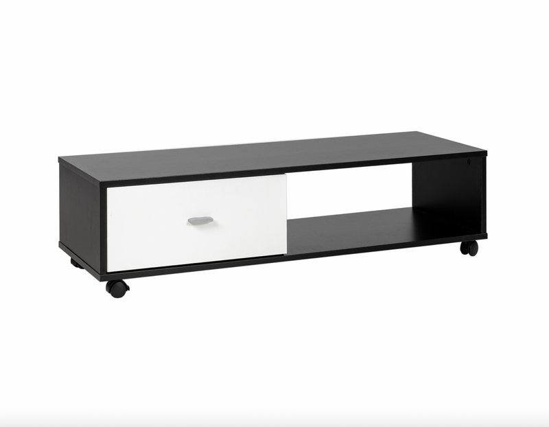 SONALY - TV cabinet in design with black and white storag