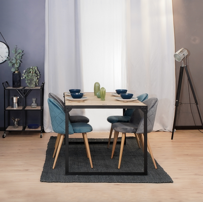 ZOMBA - Scandinavian velvet chairs