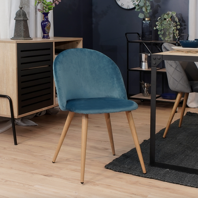 ZOMBA - Scandinavian velvet chairs