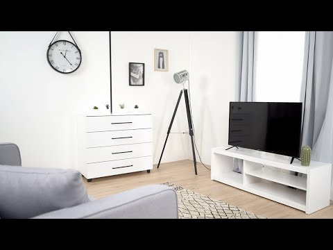 CASSIOPE - Commode de rangement 4 tiroirs
